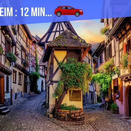 Evasion St Joseph Odysalis - Lit King Size - Parking - Proche Centre Colmar