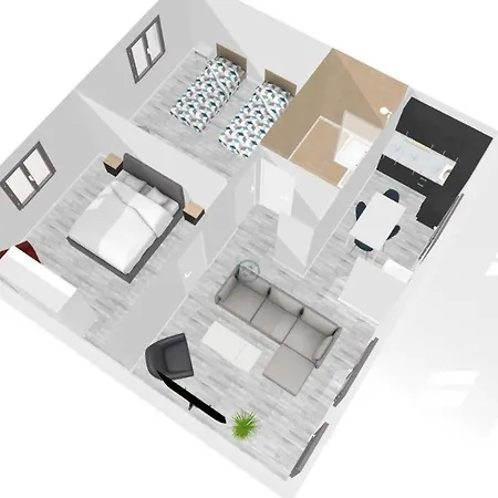 Apartament Evasion St Joseph Odysalis - Lit King Size - Parking - Proche Centre